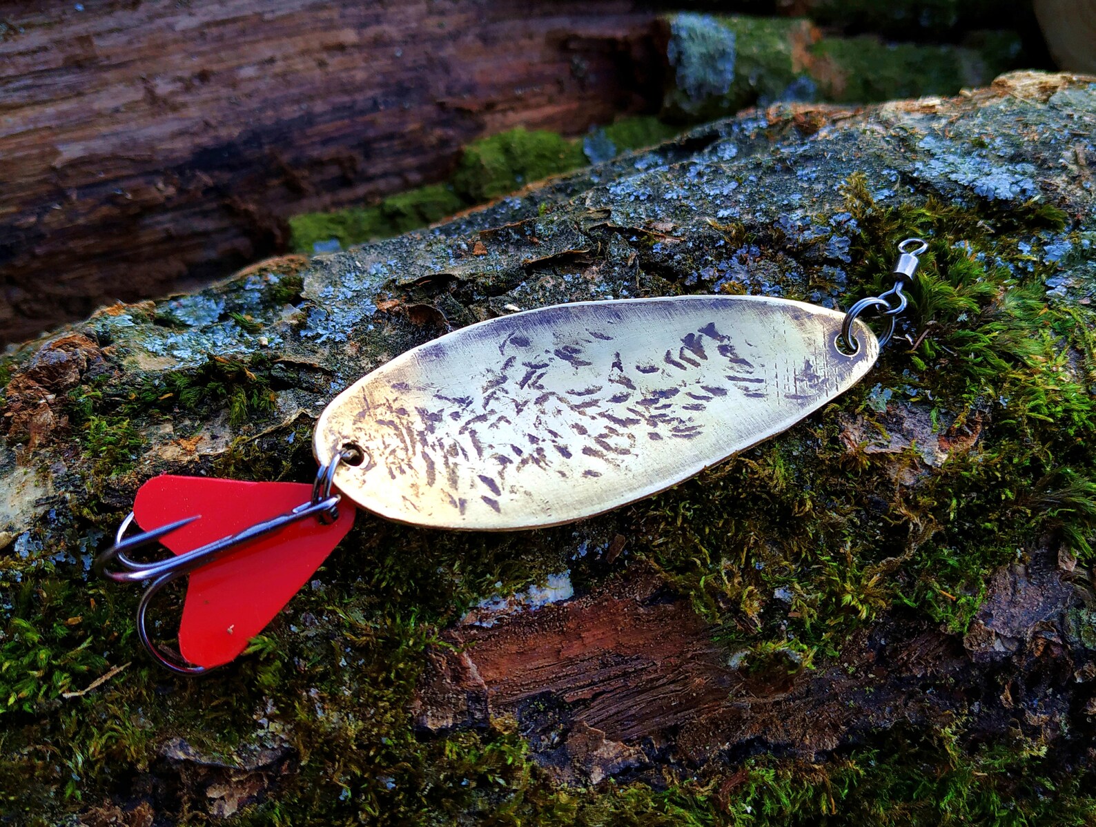 Handmade Bronze Fishing Lure Bronze Gift Etsy