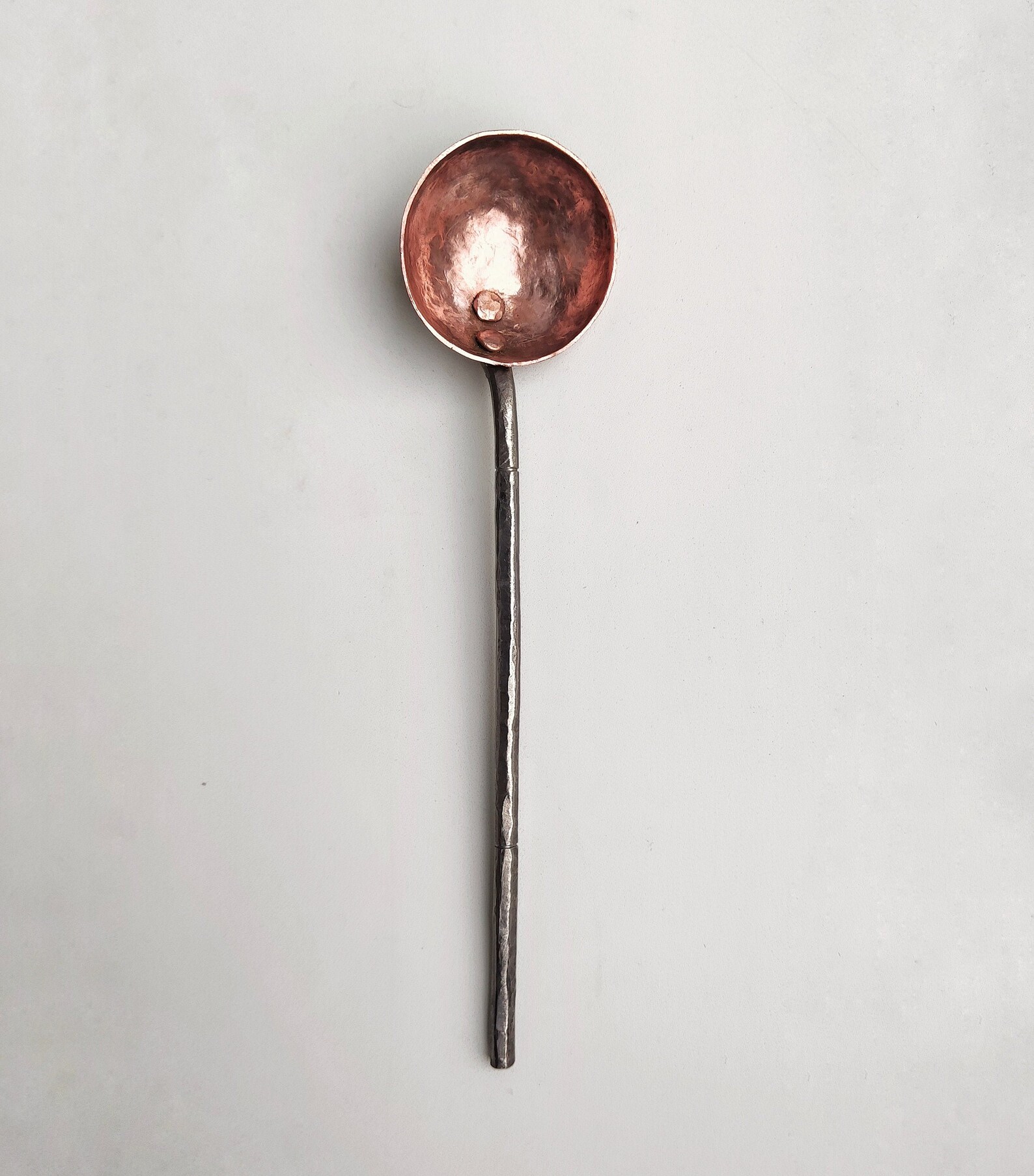 Steel and Copper Coffee Scoop Etsy