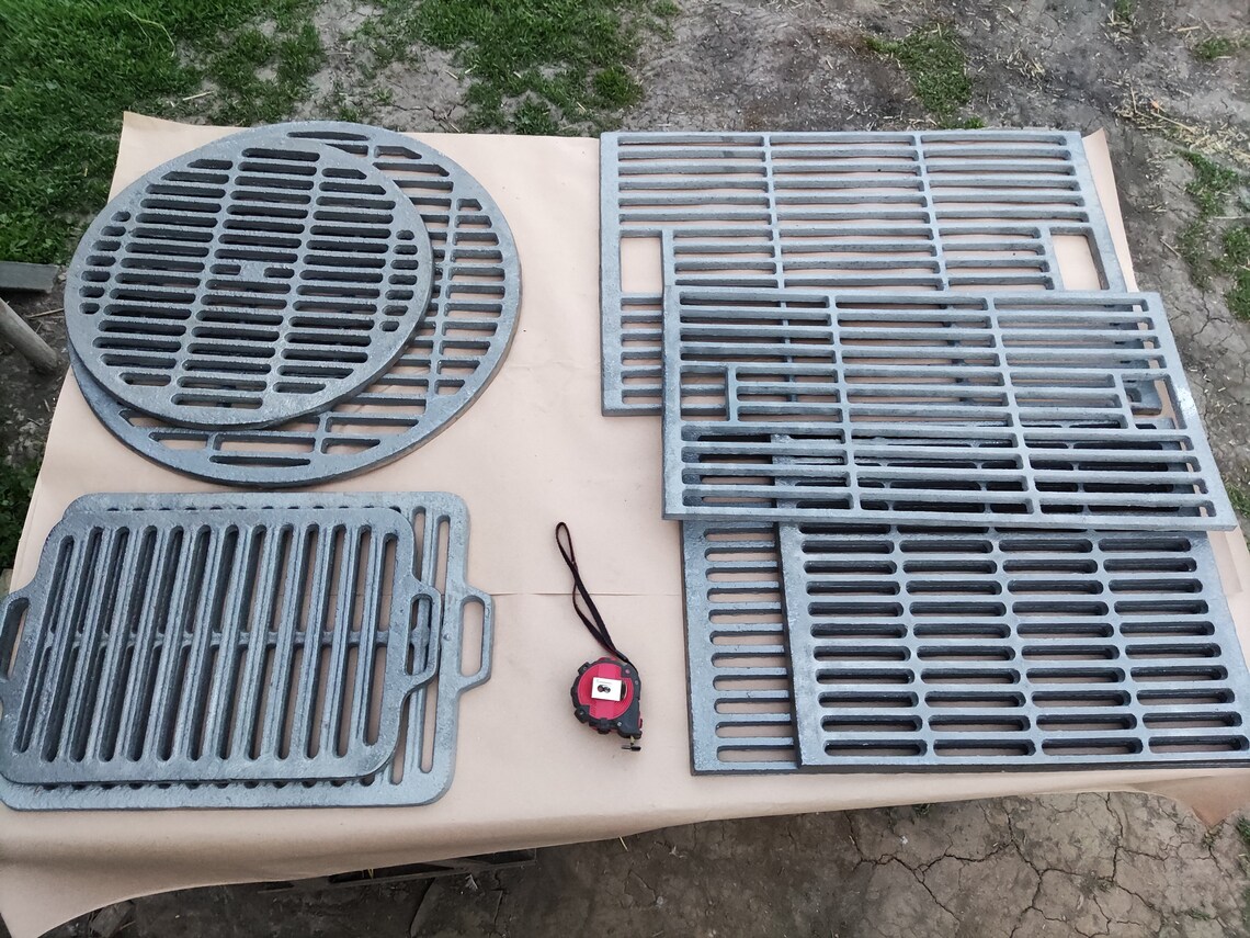 Cast Iron Grill Grate. BBQ Grill Cooking Grate. Open Fire Etsy