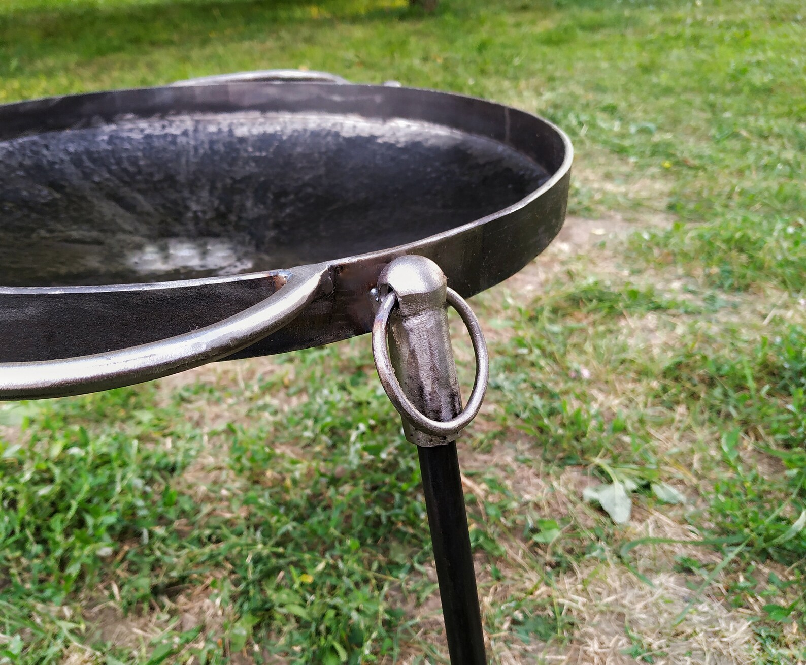Metal frying pan for frying on fire Etsy