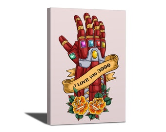 Iron Man Tattoo Etsy