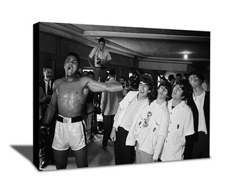 ART PRINT POSTER Muhammad Ali conquista i Beatles 