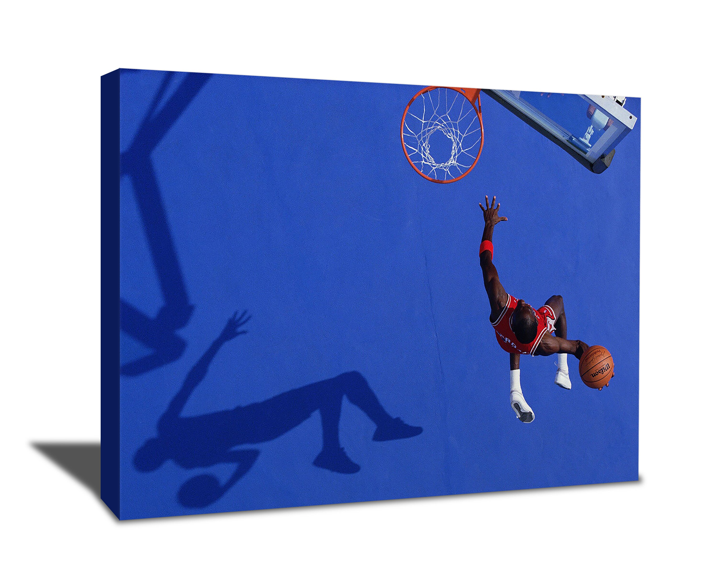 Michael Jordan Wall Art Canvas Wrap Walter Iooss Jr. Reprint Etsy