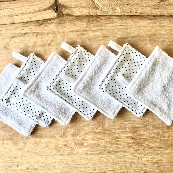 Lined cotton wipes