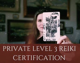 Private Level Three Reiki Certification