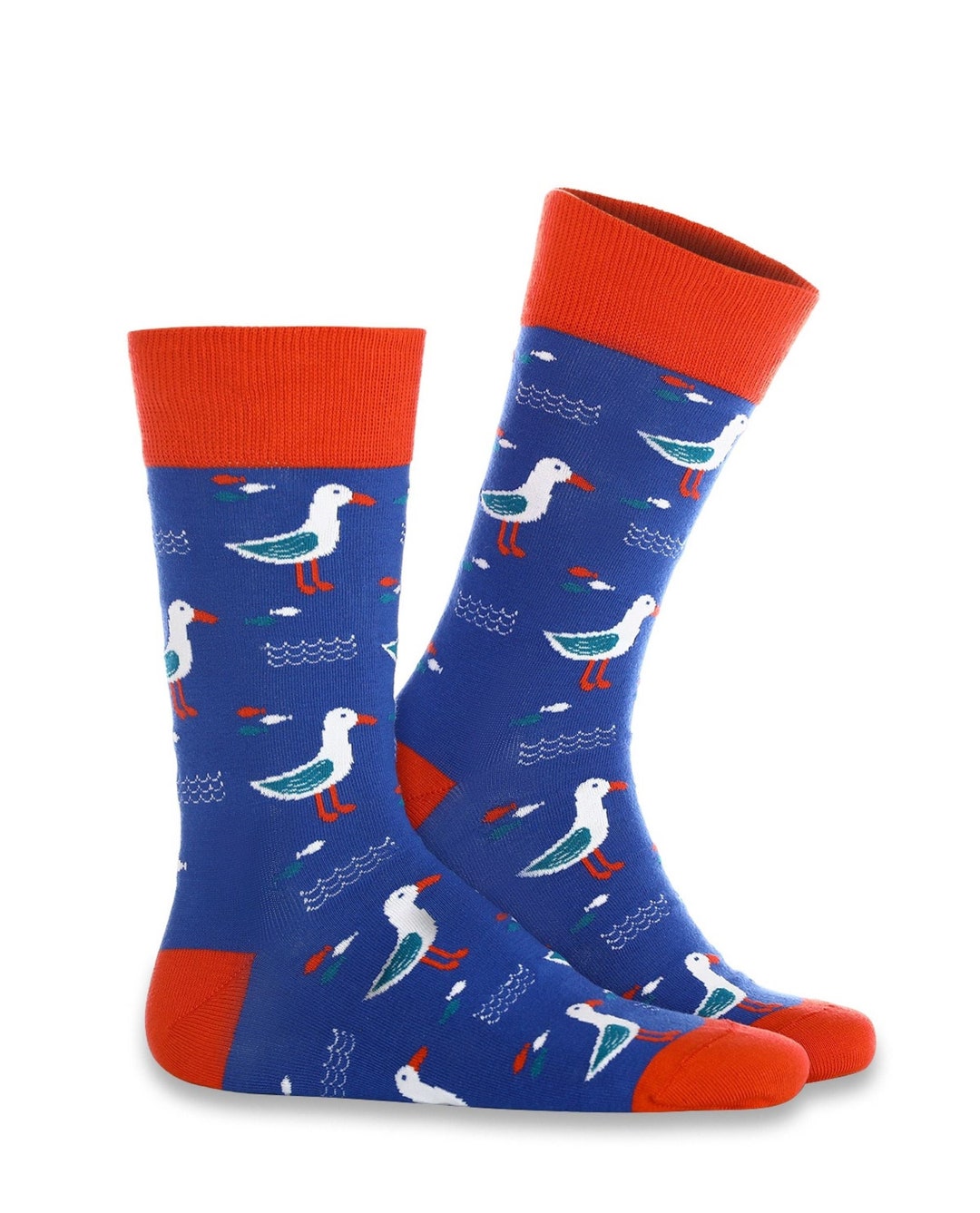 Seagull Mens Cotton Socks Socks Gift Idea Gift Novelty Socks Funky