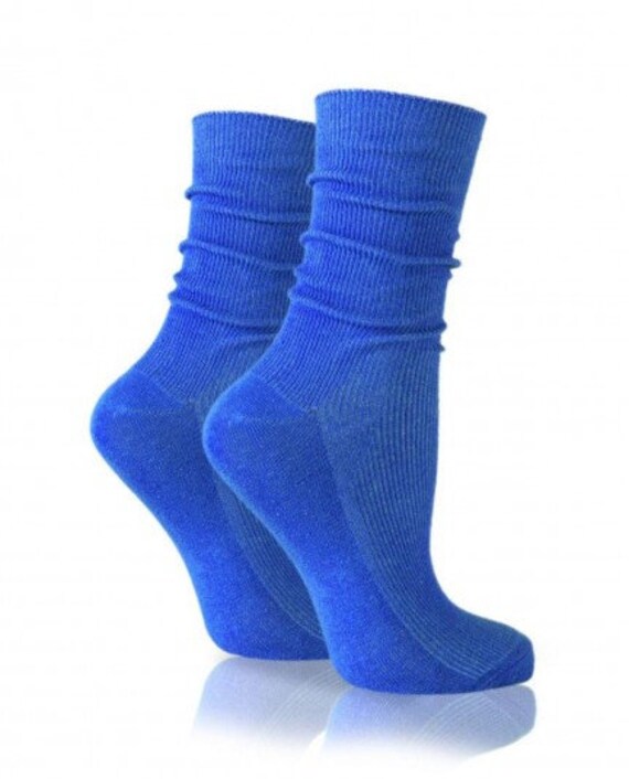 Slouchy Bed Sock Diabetic Plain Color Sock Cute Socks Etsy UK