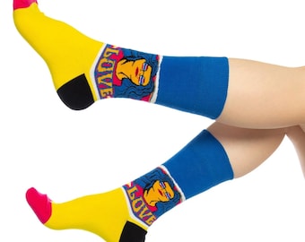 Love is Love Combed Cotton Socks Size UK 4-7 Gift
