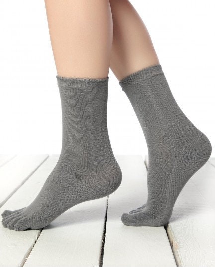 Toe Socks Ankle Unisex Combed Cotton Socks Size UK 4-7 & 7-12 - Etsy UK