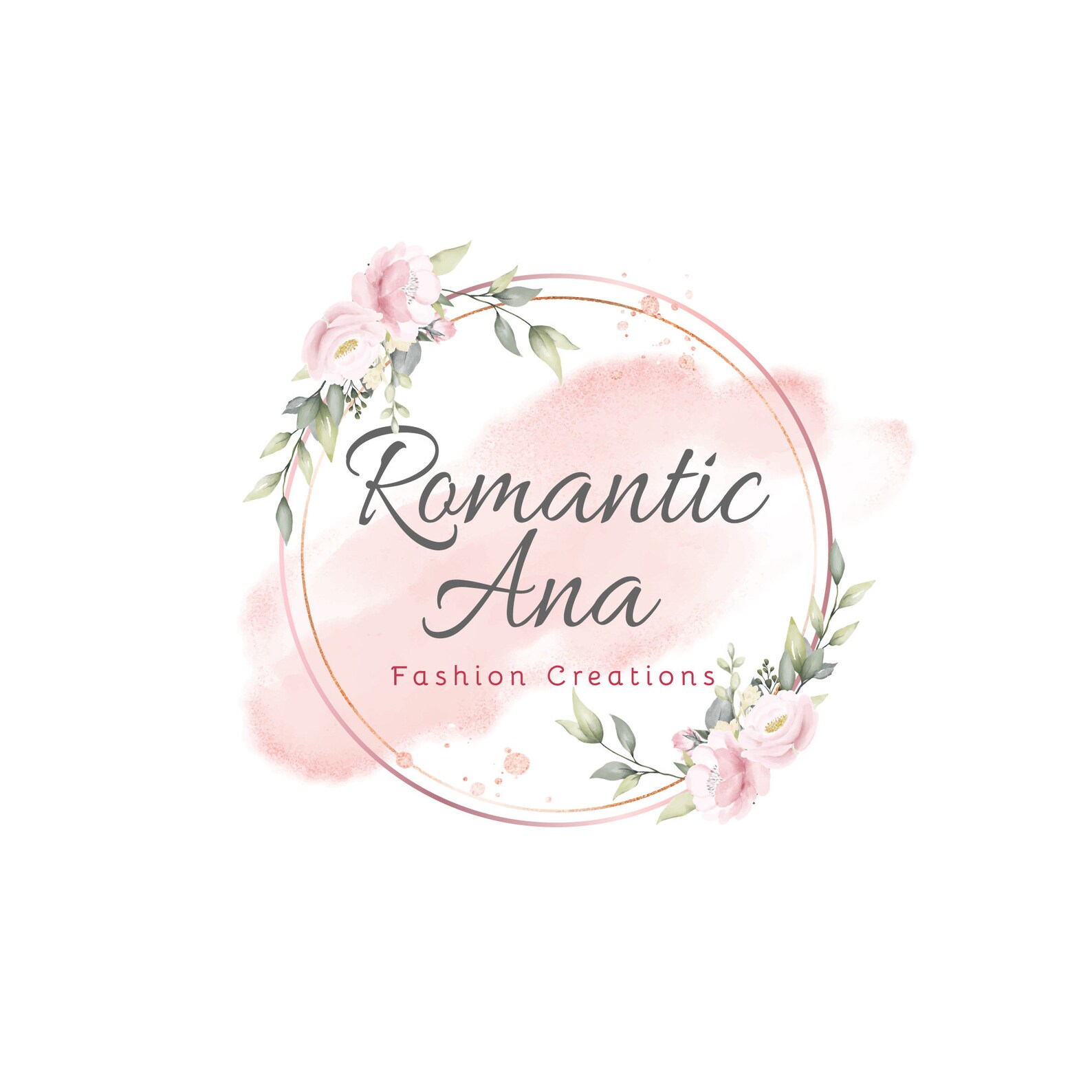 Custom Logo Design Premade Logo Design Romantic Boutique | Etsy