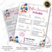 PRICE LIST Template, Balloons Price List, Party Planner, Editable Super ...
