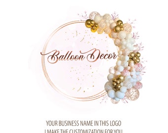 Party Planner logo , Balloon Designer Logo Design , Arch Balloons Logo,  Event Logo Design,  Logo Celebration, Logo Party Time