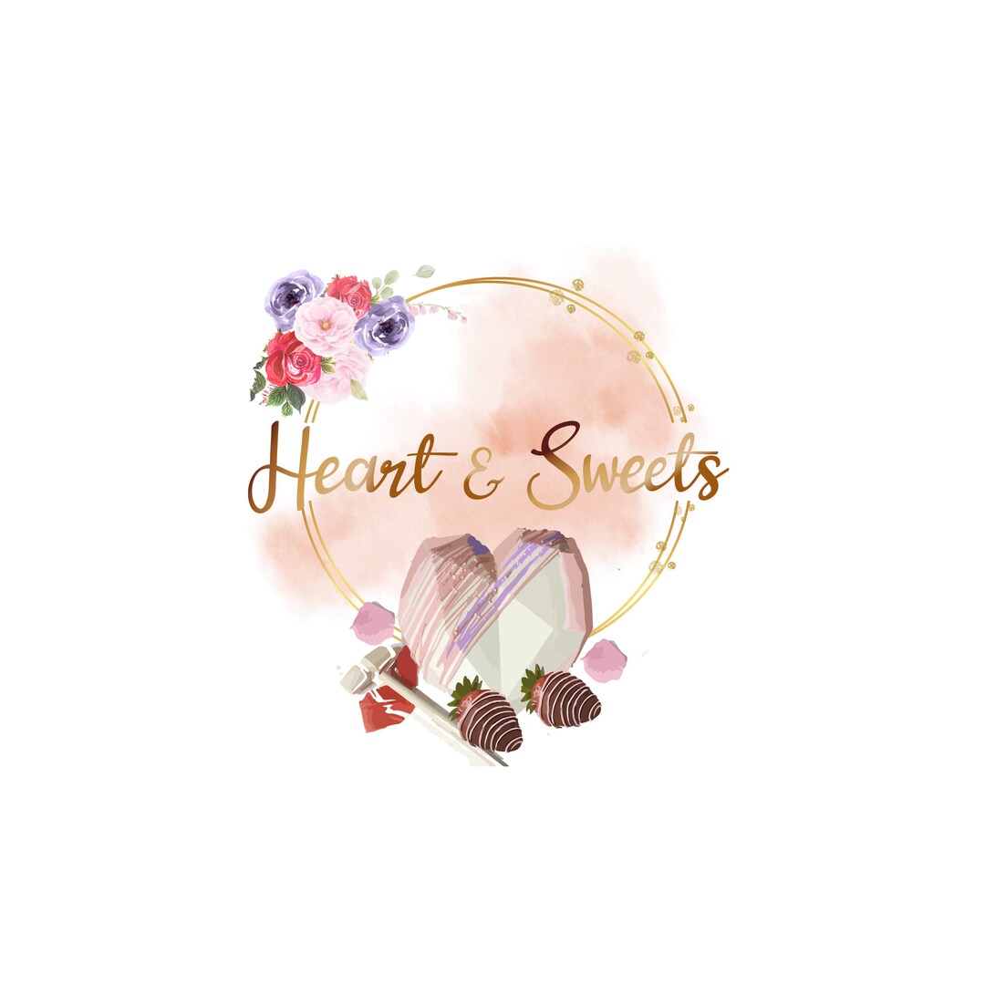 Heart Breakable Logo Design Strawberry Dipped Chocolate Logo - Etsy Sweden Heart Breakable Logo Design Strawberry Dipped Chocolate Logo - Etsy Sweden