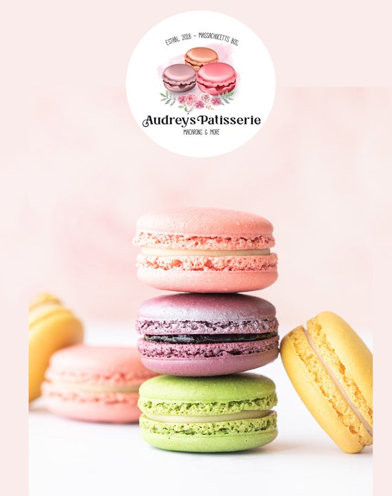 Création de logo personnalisé Macarons Logo Logo Pâtisserie - Etsy France