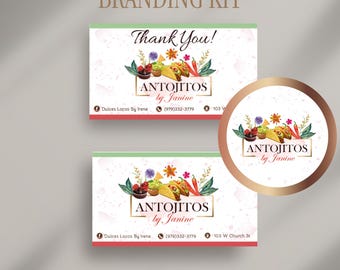 Mexican Food Logo Design | Branding Kit Idenity | Taco Truck Design | Premade Restaurant Logo | Street Food Business |  No Clipart