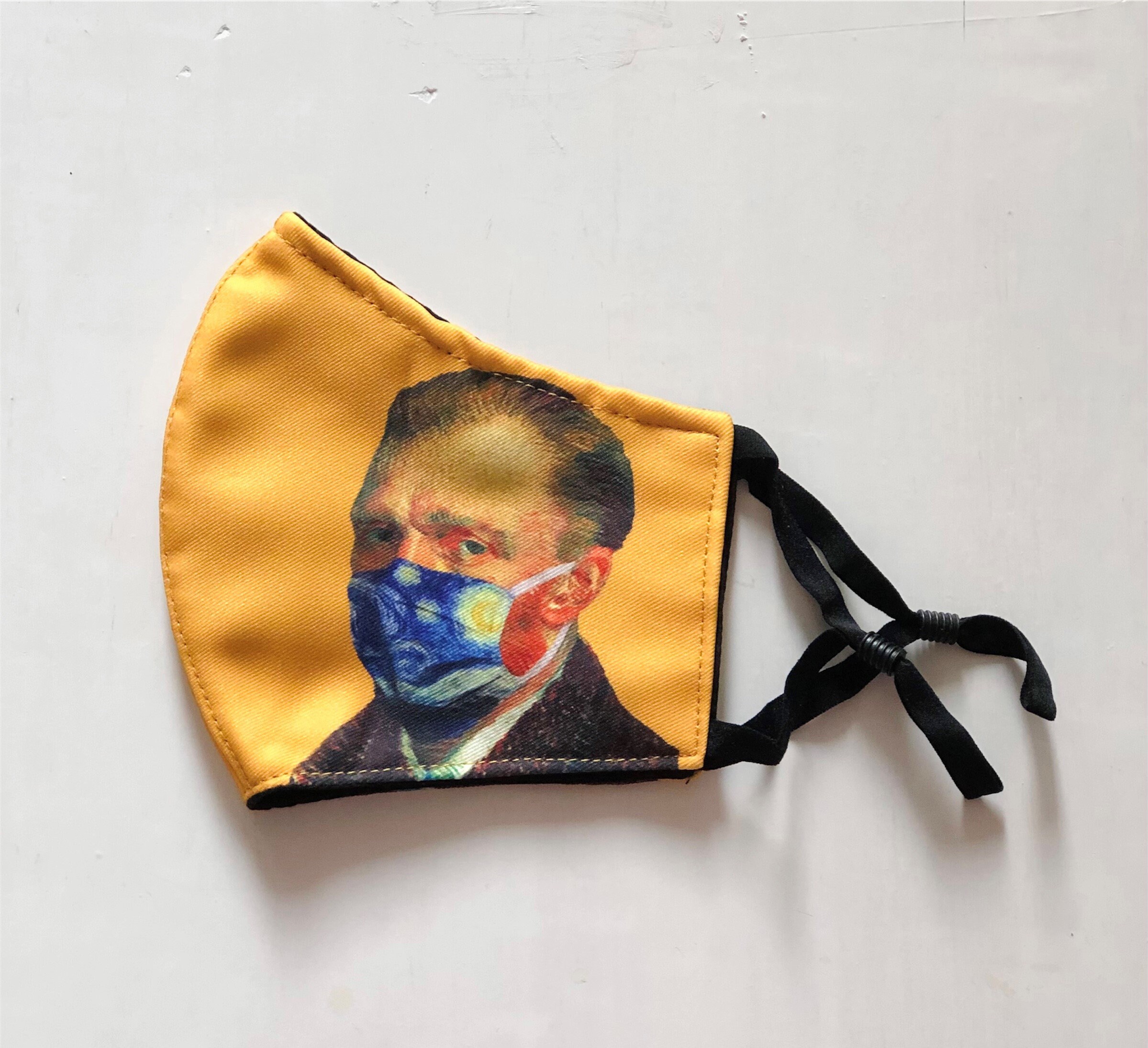 Máscara de la cara de Vincent van Gogh máscara de arte Etsy