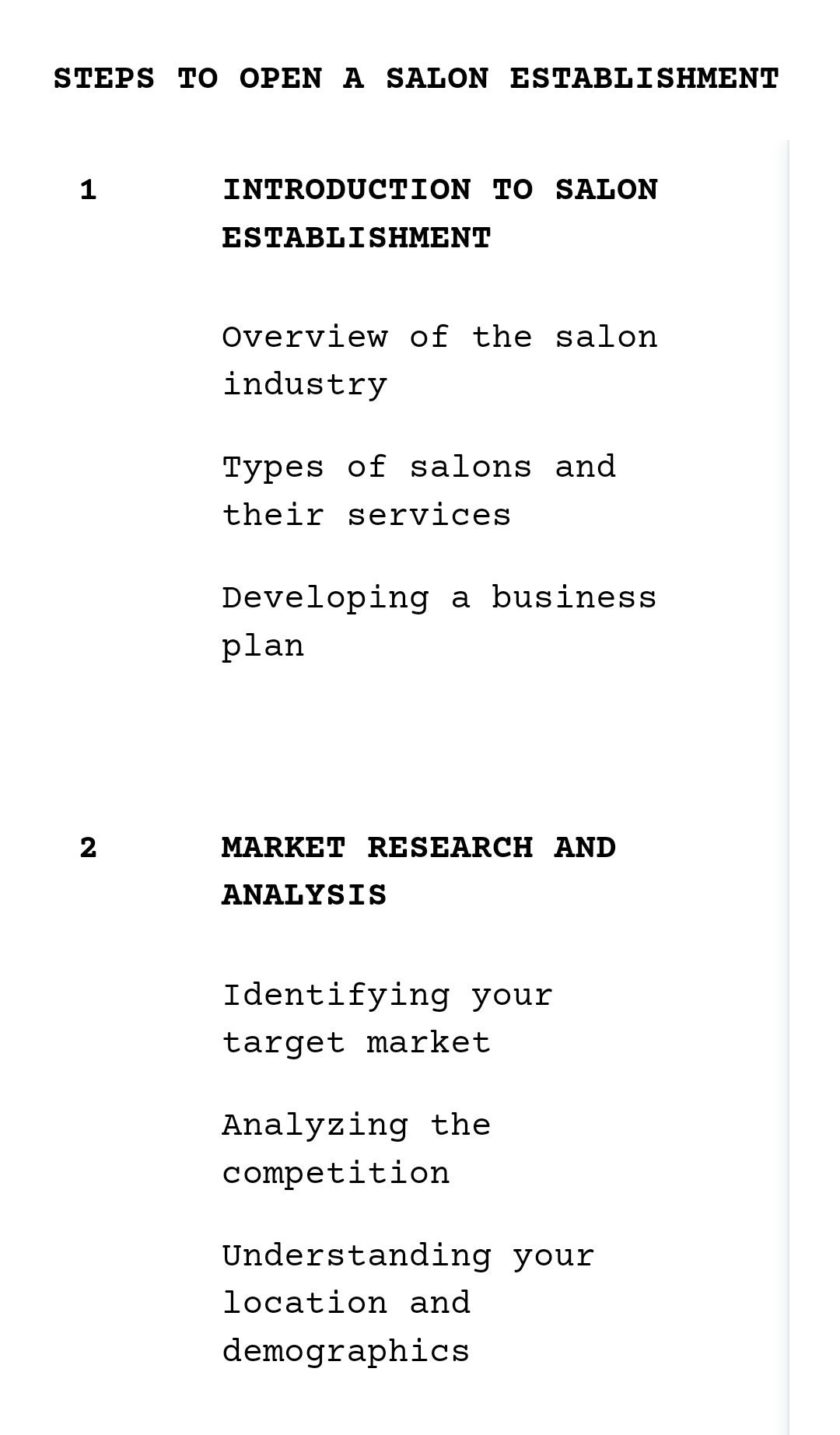 How to Open Salon Establishment Guide Step by Step Starter Etsy