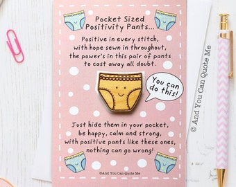 Pocket Hug, Positivity Card, You Got This, You Can, Encouragement Gift, Motivational Quote, New Job, Exam Luck, Good Luck Token, Keepsake