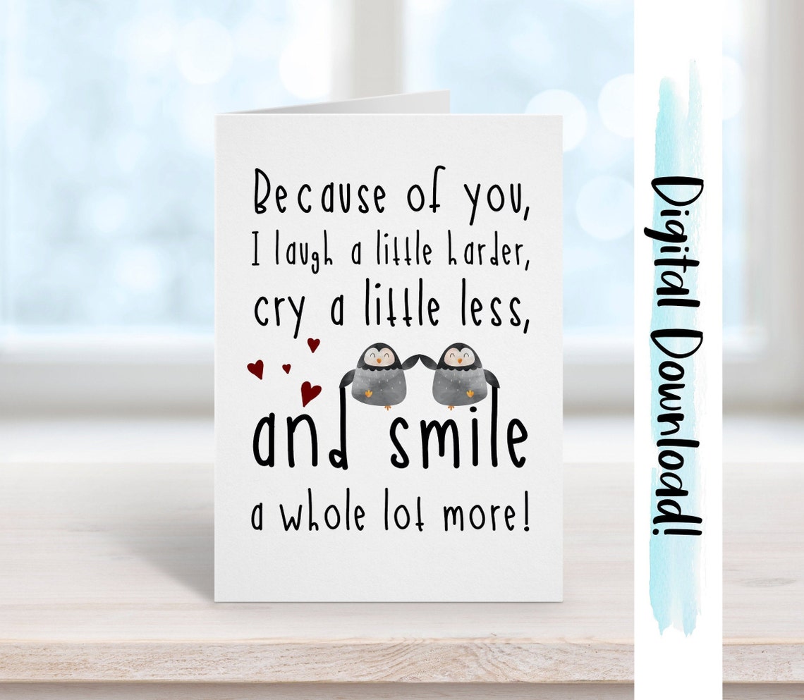 Thank You Friend Printable Card Instant Download Best Friend | Etsy