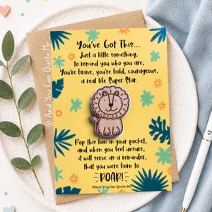 Pocket Hug, You Got This, Be Brave, Anxiety Card, First Day at School, Self Confidence Gift, Believe in Yourself, And You Can Quote Me
