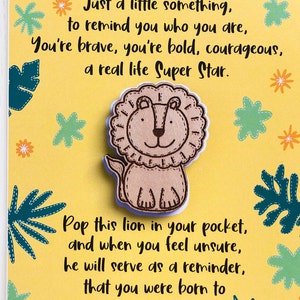 Pocket Hug, You Got This, Be Brave, Anxiety Card, First Day at School, Self Confidence Gift, Believe in Yourself, And You Can Quote Me image 6