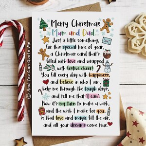 Step Mum Weihnachtskarte Von Hunts England - "To A Special Step Mum" Mit Winter-Wonderland-Design, 148x148 Mm