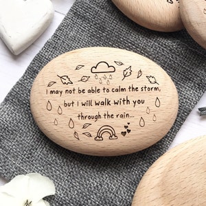 Thinking of You, Friendship Gift, Bereavement Gift, Engraved Pebble, Letterbox Gift, Positivity Gift, And You Can Quote Me, Keepsake Gift