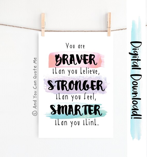 Motivational Prints, Positive Prints, Printable Art, Statement Art, Inspiring Quotes, A4 Wall Art, Encouraging Art, Instant Download, Print