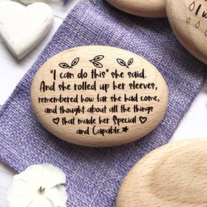 I Can Pebble, Positivity Gift, Believe in Yourself, Encouragement Quote, Gift for Daughter, Keep Going Reminder, Self Confidence Gift, image 5