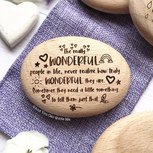 Teacher Gift, Friendship Gift, Thank You Gift, Engraved Pebble, Teacher Pebble, Appreciation Gift, And You Can Quote Me, Keepsake Gift