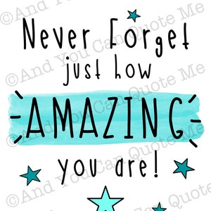 Printable Positivity Card, Motivating Card, Instant Download ...