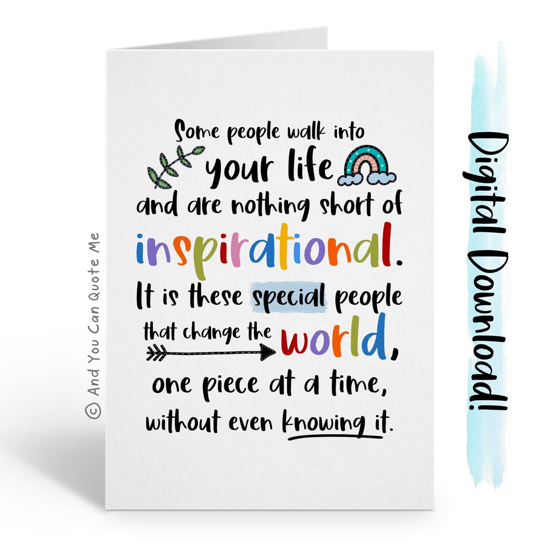 Printable Thank You Card, Card for Boss, Mentor Card, Teacher Printable ...