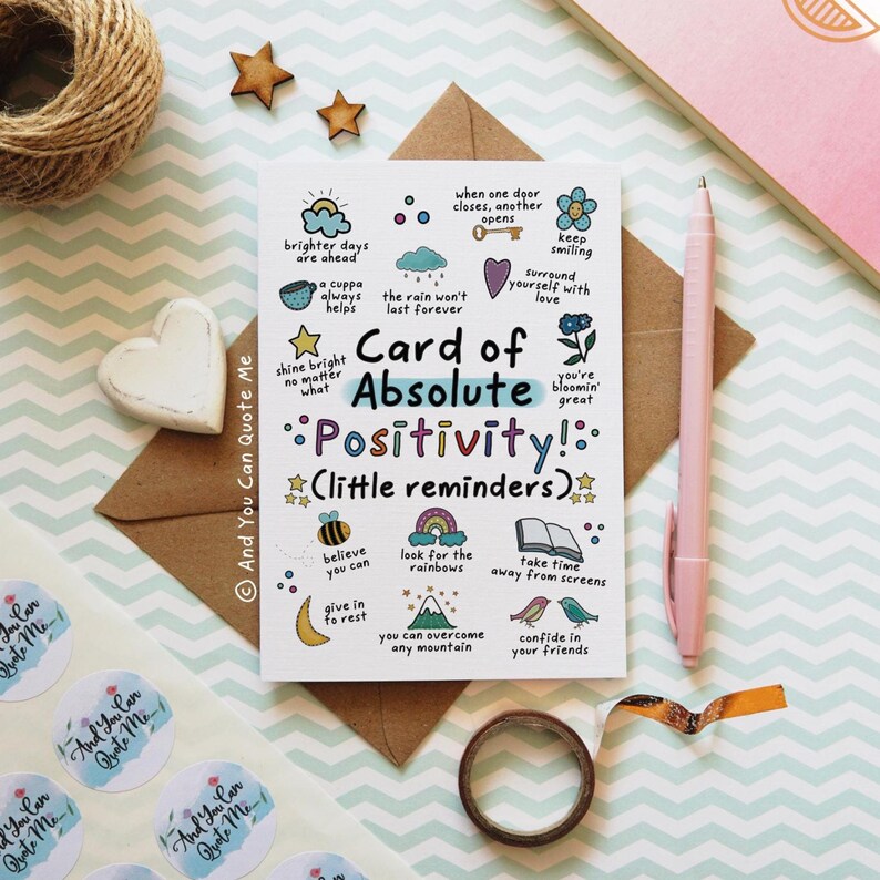 Absolute Positivity, Positivity Card, Thinking of You, Just Because ...