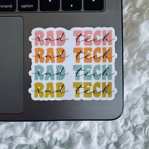 Radiology Sticker, Rad Tech Sticker, Rad Tech Decal, Radiology, Xray Sticker, Rad Tech, Radiologist, Radiology Gifts, Radiology Technologist