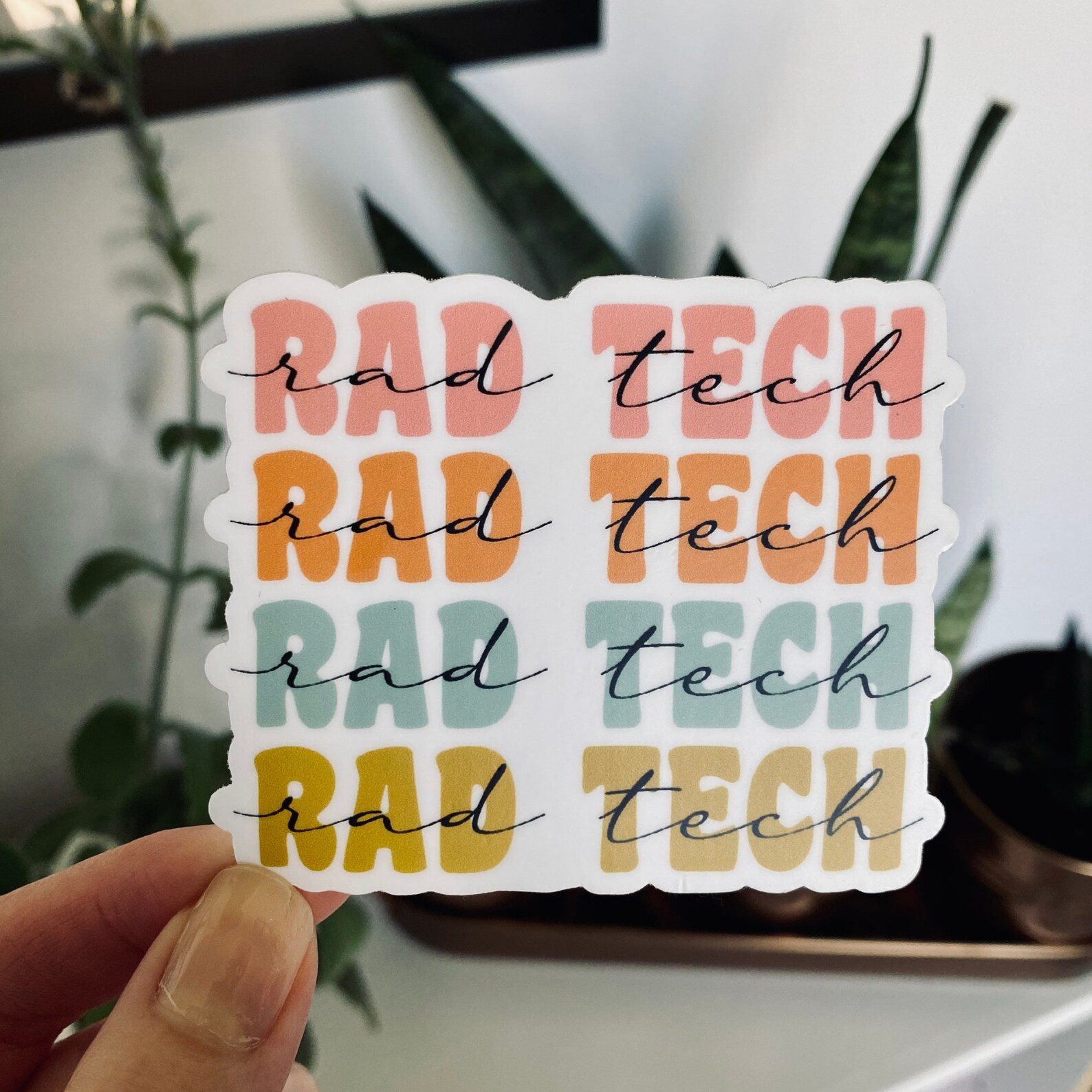 Radiology Sticker Rad Tech Sticker Rad Tech Decal Etsy