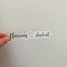 Clear Cursive Nursing Student Sticker, Nursing Sticker, Medical Sticker ...
