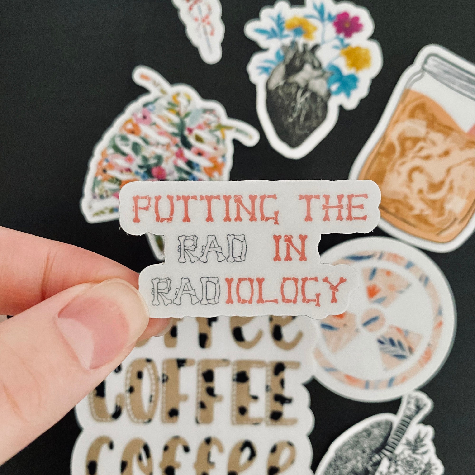 Rad Tech Sticker File Putting the Rad in Radiology Sticker, Radiology Stickers, Radiology ...
