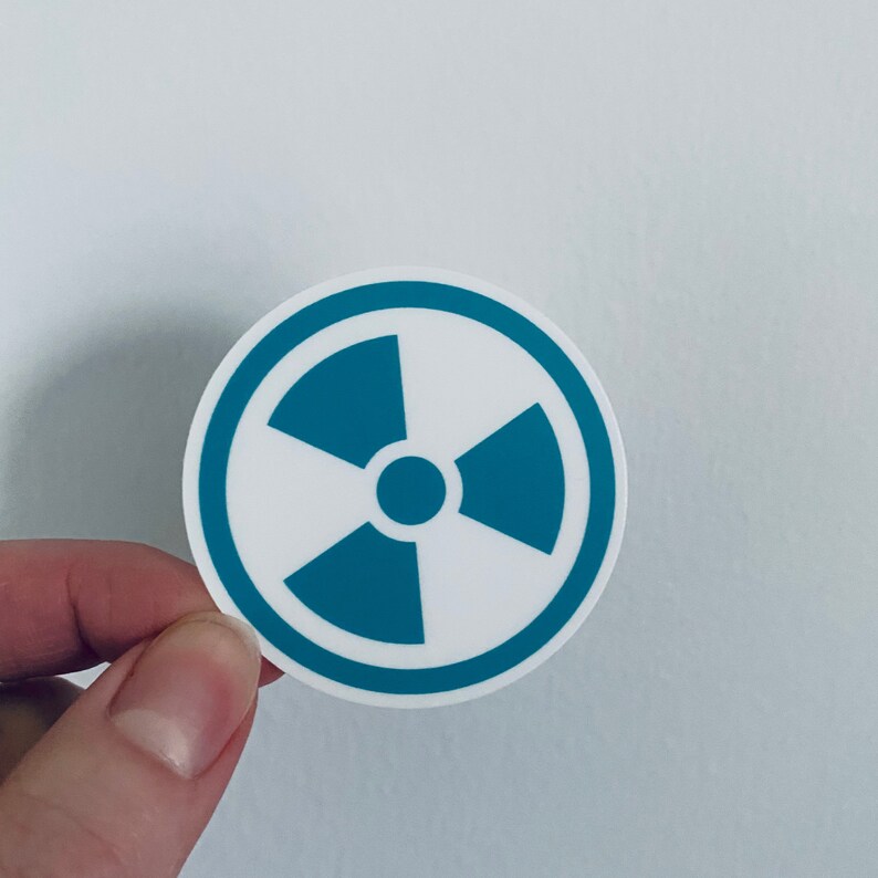 Blue Radiology Symbol Sticker, Radiology Sticker, Radiology Gift, Rad ...