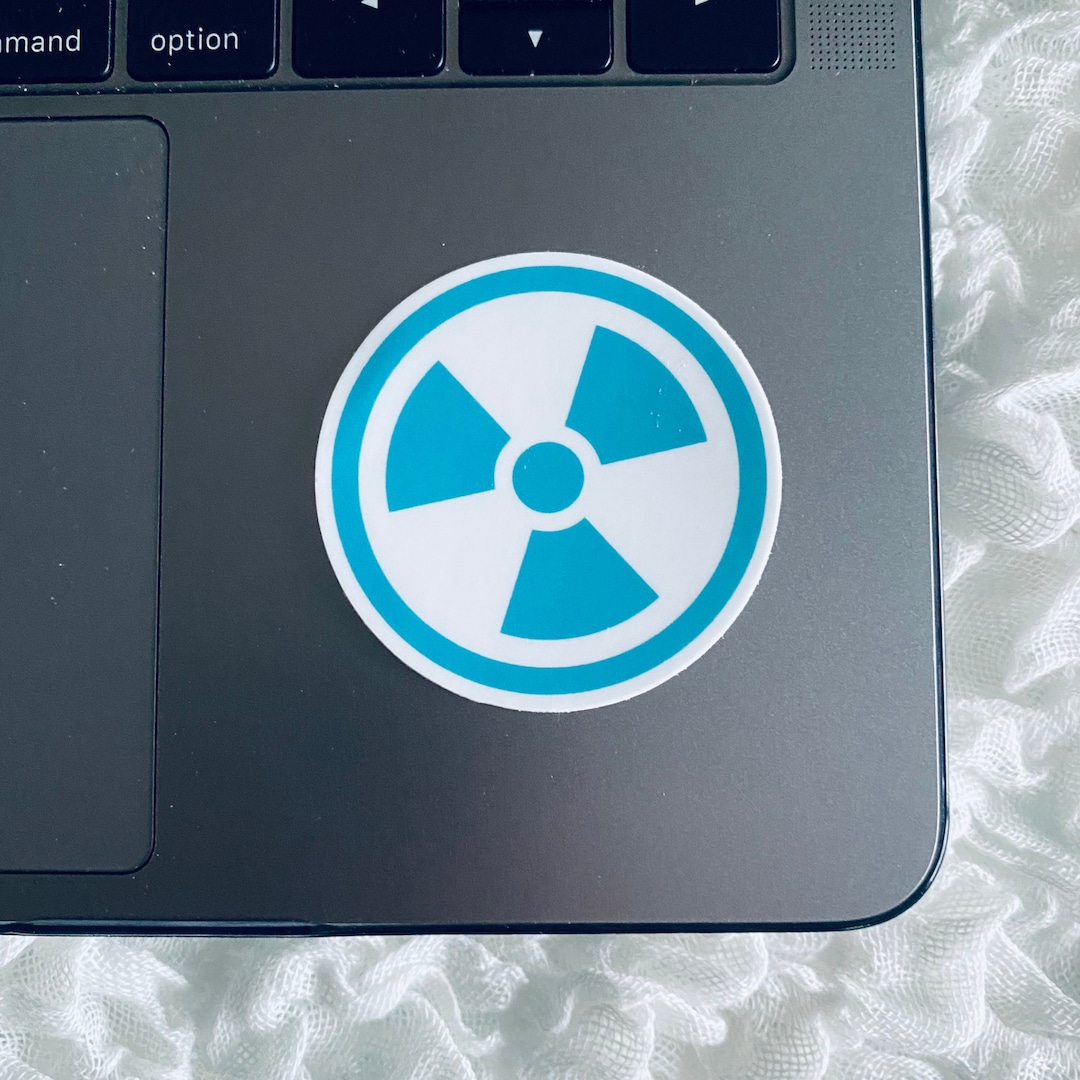 Blue Radiology Symbol Sticker, Radiology Sticker, Radiology Gift, Rad