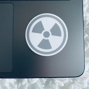 Light Grey Radiology Symbol Sticker, Radiology Sticker, Radiology Gift, Rad Tech Sticker, Radiology, Radiology Technician, Radiologist