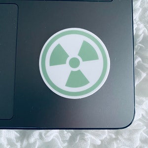 Light Green Radiology Symbol Sticker, Radiology Sticker, Radiology Gift, Rad Tech Sticker, Radiology, Radiology Technician, Radiologist
