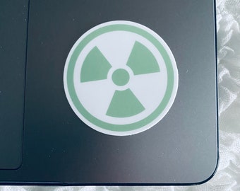 Light Green Radiology Symbol Sticker, Radiology Sticker, Radiology Gift, Rad Tech Sticker, Radiology, Radiology Technician, Radiologist