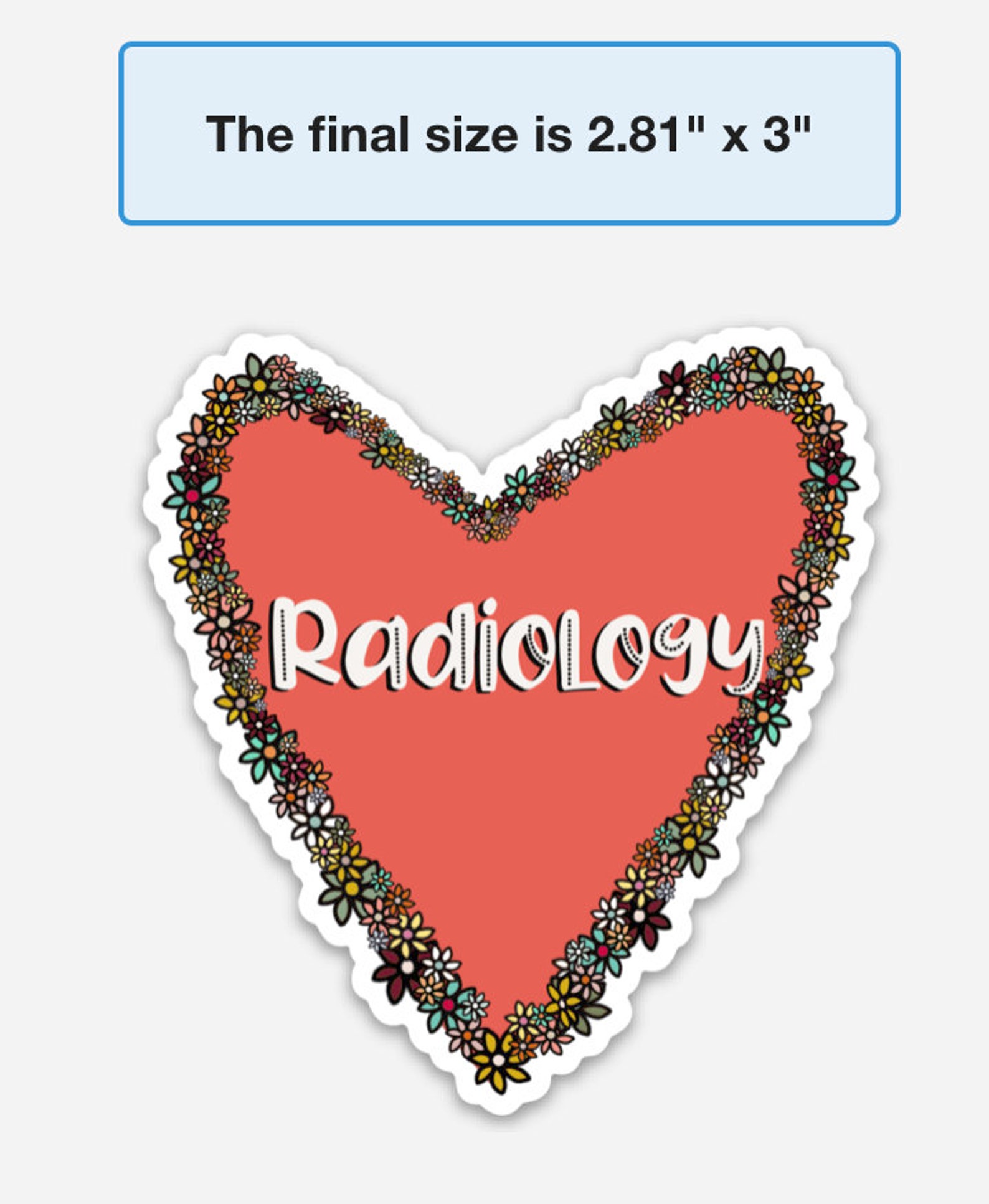 Radiology Sticker Rad Tech Sticker Rad Tech Decal Etsy UK