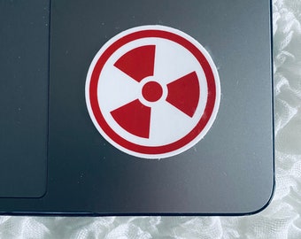 Red Radiology Symbol Sticker, Radiology Sticker, Radiology Gift, Rad Tech Sticker, Radiology, Radiology Technician, Radiologist