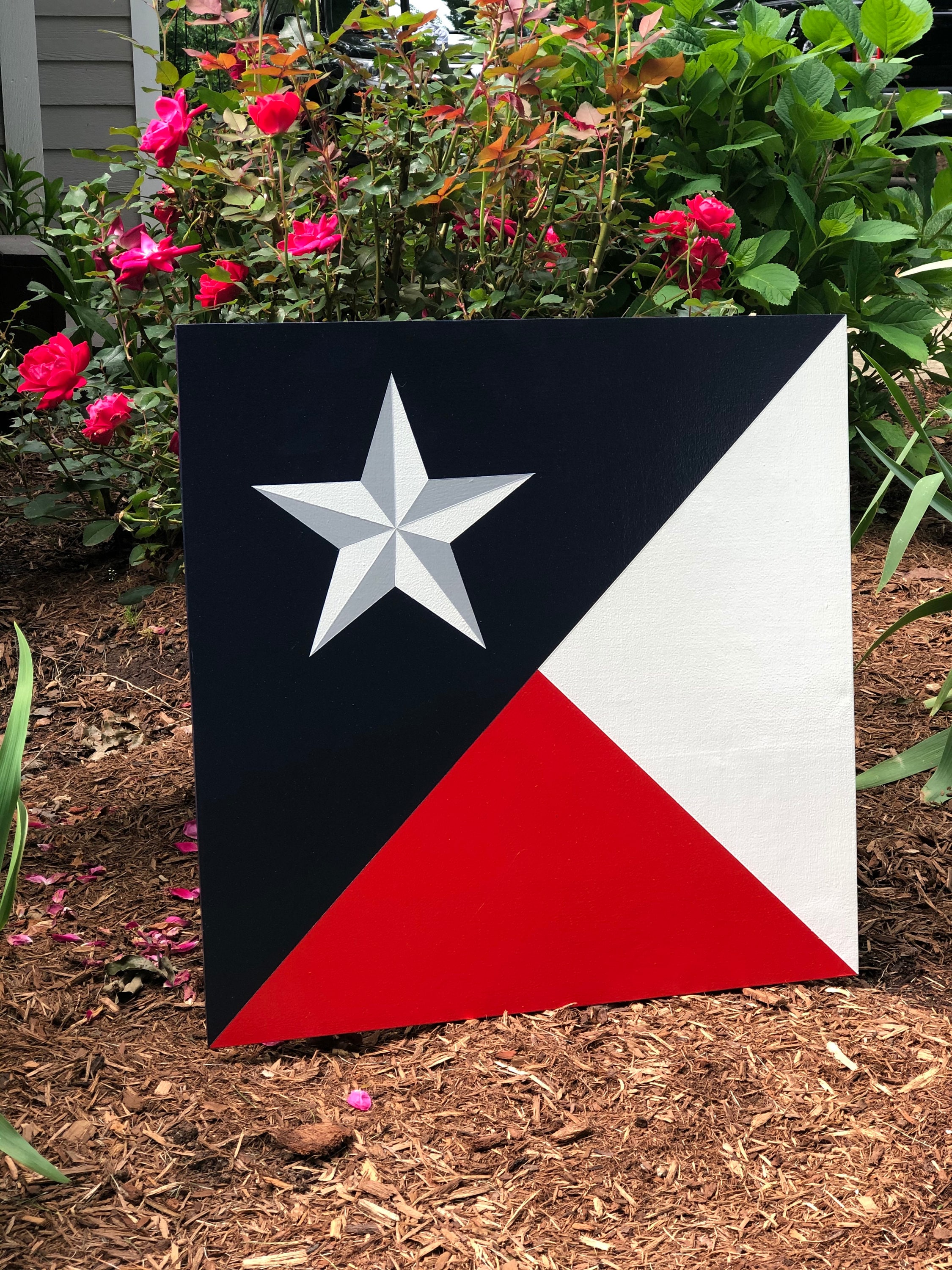 Texas Flag Barn Quilt Etsy