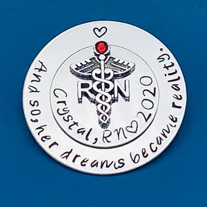 Personalized Pin for RN / Rn Gift /bsn /Nurses / Nursing Student Gift /  Nursing Pinning Ceremony / RN pin / Nurse Gift / Nursing Graduate
