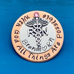 Personalized Pin for RN / Rn Gift /bsn /Nurses / Nursing Student Gift /  Nursing Pinning Ceremony / RN pin / Nurse Gift / Nursing Graduate