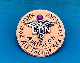 Épinglette personnalisée pour IA / Cadeau Rn / bsn / Infirmières / Cadeau d’étudiant en soins infirmiers / Cérémonie d’épinglage infirmier / Épinglette d’INFIRMIÈRE / Cadeau d’infirmière / Diplômée en soins infirmiers