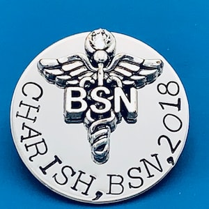 Personalized Pin for RN / Rn Gift /bsn /Nurses / Nursing Student Gift /  Nursing Pinning Ceremony / RN pin / Nurse Gift / Nursing Graduate