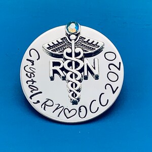Personalized Pin for RN / Rn Gift /bsn /Nurses / Nursing Student Gift /  Nursing Pinning Ceremony / RN pin / Nurse Gift / Nursing Graduate